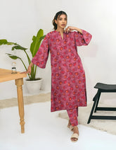 2 Pcs Unstitched Ladies Suit 124